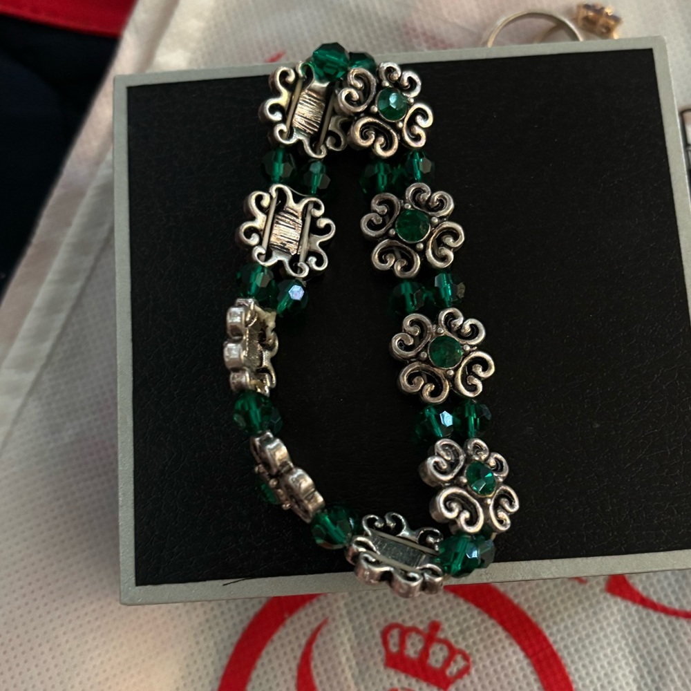 Green and Silver Bracelet